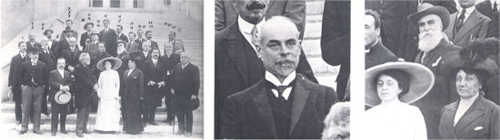 Figura 2 - Arthur e Jules Sambon al Congresso Internazionale di Archeologia (Roma,1912).