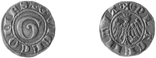 Figura 16 a,b - Piacenza. Galeazzo I Visconti (1313-1322), grosso (CNI IX, p. 563 n. 1)
