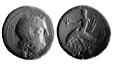 Figura 12 - Sestante di Brundisium, ca. 215 a.C. (da SNG Milano, 4784)