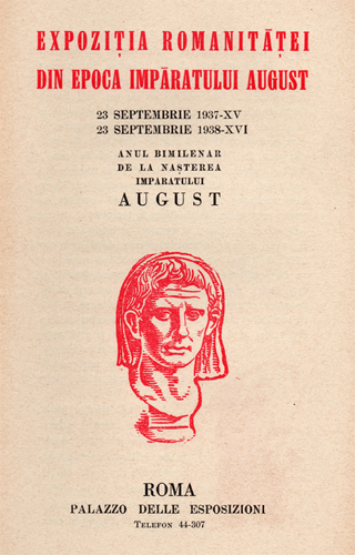 Figura 10 – Mostra Augustea della Romanità. Depliant illustrativo in lingua romena, frontespizio